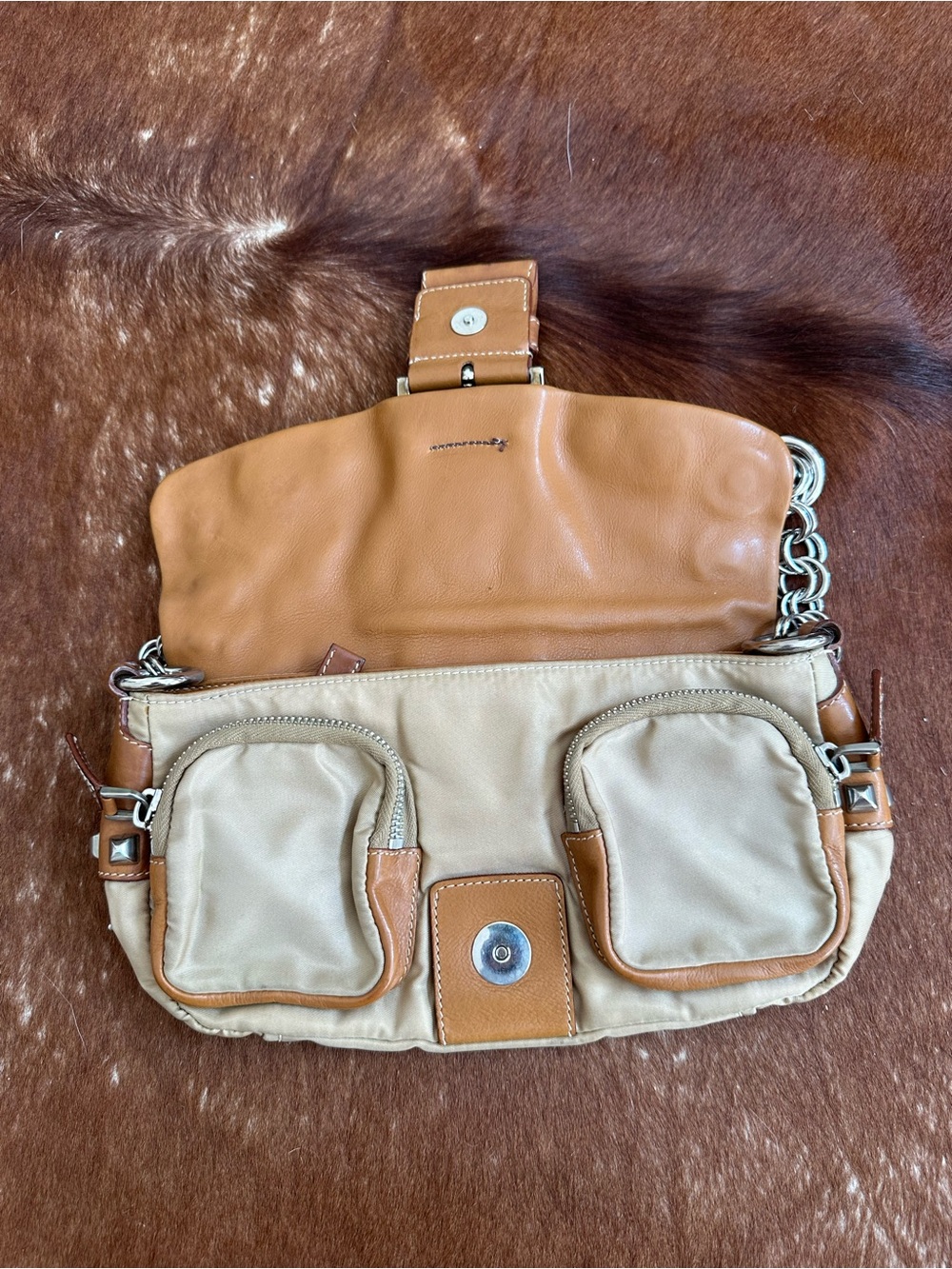 Vintage Mini Prada Tessuto Flap Chain Bag - Picture 5 of 8